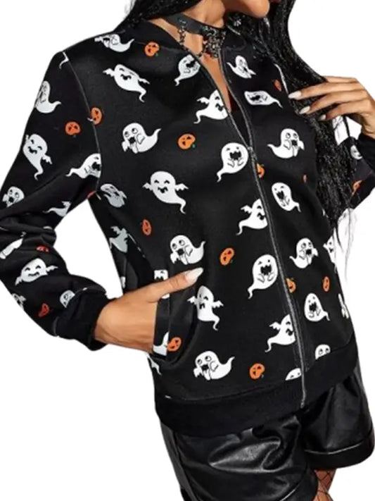 Womens Spirit Halloween Black Jacket