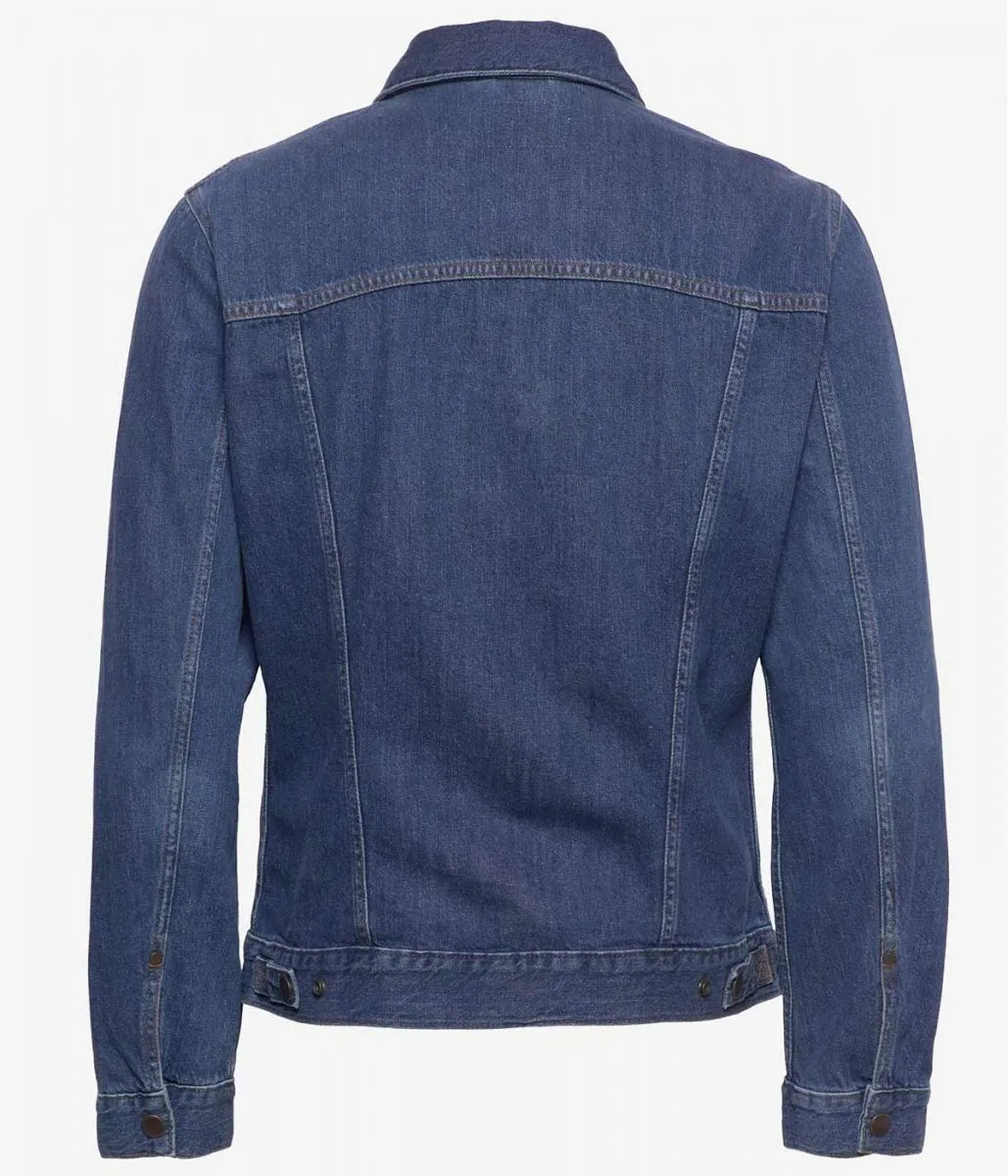 Mike Wheeler Denim Jacket - Stranger Things S04 Blue Vintage Jacket