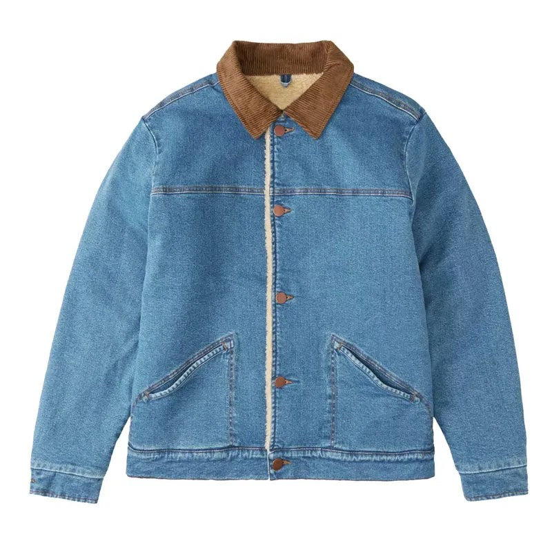 Jonathan Byers Stranger Things S5 sherpa-lined blue denim jacket