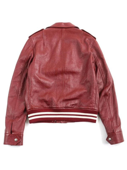 Stranger Things Mike Wheeler red leather jacket retro 80s style
