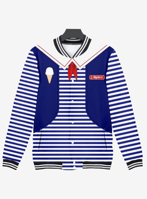 Stranger Things Robin Scoops Ahoy Varsity Jacket