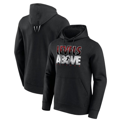 Roman Reigns Levels Above black hoodie WWE Tribal Chief pullover