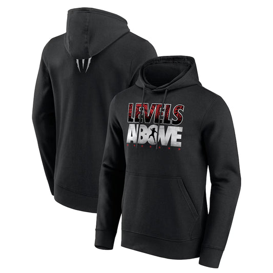 Roman Reigns Levels Above black hoodie WWE Tribal Chief pullover