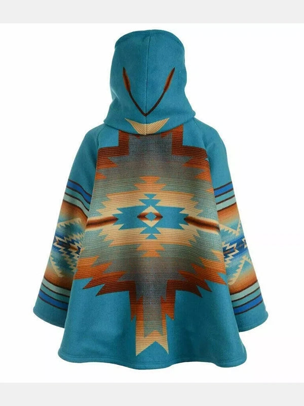 Kelly Reilly Yellowstone Blue Hooded Coat