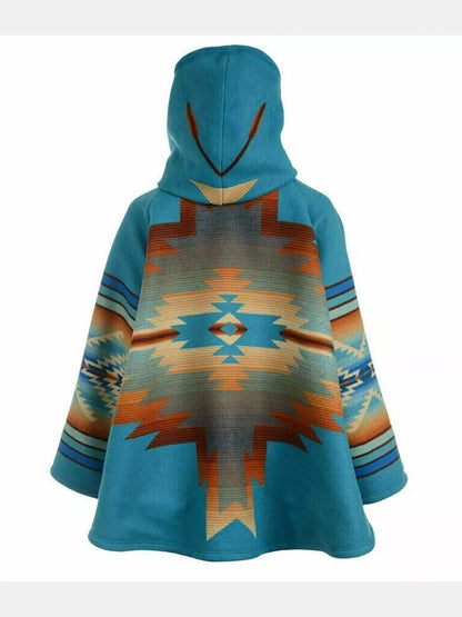 Kelly Reilly Yellowstone Blue Hooded Coat